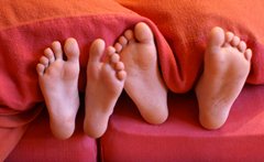 F&uuml;&szlig;e im Bett - Das geh&ouml;rt ins Schalfzimmer